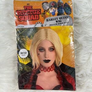 Harley Quinn Cosplay Wig Blonde red Black Halloween costume DC suicide squad NEW